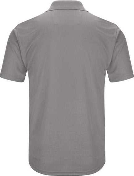 Red Kap SK96 Short Sleeve Performance Knit Pocketless Core Polo - GY-Gray - HIT a Double - 2