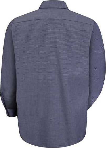 Red Kap SP10 Premium Long Sleeve Work Shirt - EX-Blue/ Charcoal - HIT a Double - 2