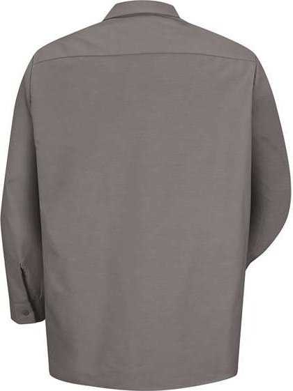 Red Kap SP14 Industrial Long Sleeve Work Shirt - Gray - HIT a Double - 1