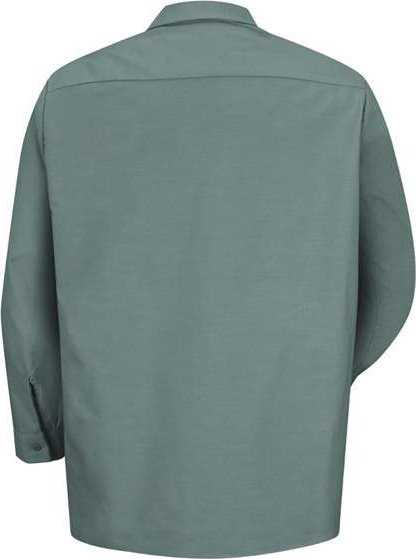 Red Kap SP14 Industrial Long Sleeve Work Shirt - Light Green - HIT a Double - 2