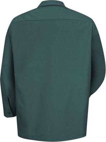 Red Kap SP14 Industrial Long Sleeve Work Shirt - Spruce Green - HIT a Double - 2