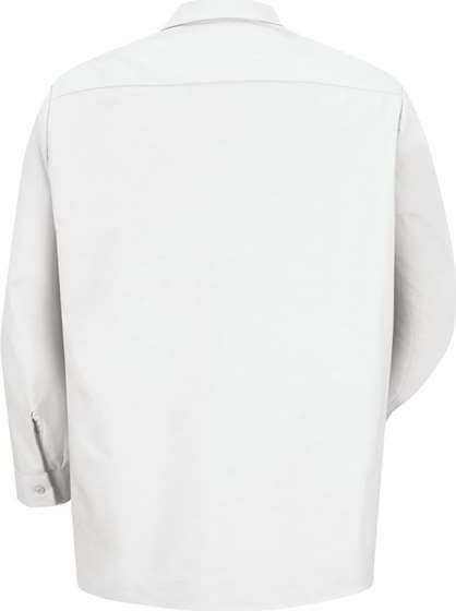 Red Kap SP14 Industrial Long Sleeve Work Shirt - White - HIT a Double - 2