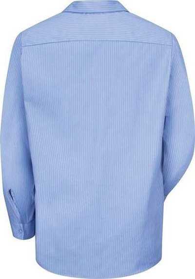 Red Kap SP14L Industrial Work Shirt Long Sizes - ML-Medium Blue/ Light Blue - HIT a Double - 2