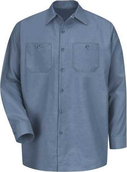 Red Kap SP14L Industrial Work Shirt Long Sizes - Petrol Blue - HIT a Double - 1