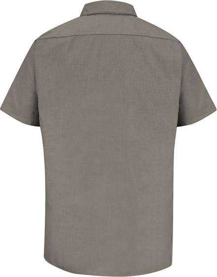 Red Kap SP20L Premium Short Sleeve Work Shirt Long Sizes - KB-Khaki/ Black Microcheck - HIT a Double - 1