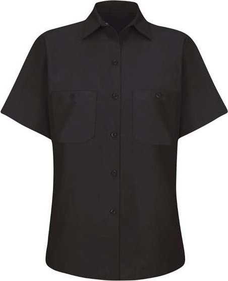 Red Kap SP23 Women's Industrial Work Shirt - Black - HIT a Double - 1