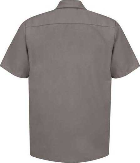 Red Kap SP24 Industrial Short Sleeve Work Shirt - Gray - HIT a Double - 2