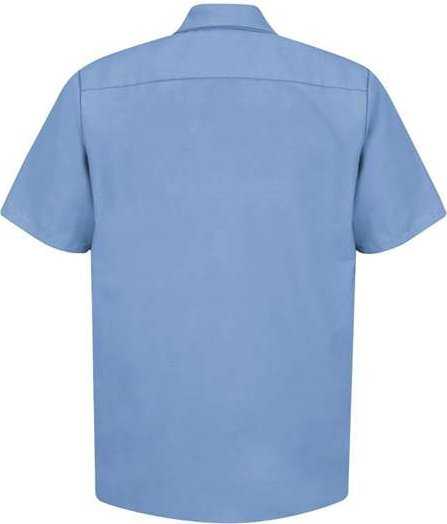Red Kap SP24 Industrial Short Sleeve Work Shirt - Light Blue - HIT a Double - 2
