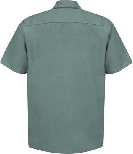 Red Kap SP24 Industrial Short Sleeve Work Shirt - Light Green - HIT a Double - 2