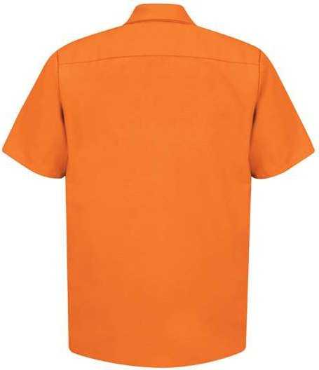 Red Kap SP24 Industrial Short Sleeve Work Shirt - Orange - HIT a Double - 2