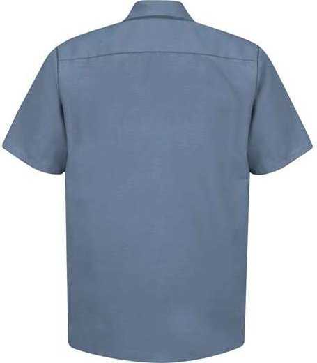 Red Kap SP24 Industrial Short Sleeve Work Shirt - Postman Blue - HIT a Double - 2