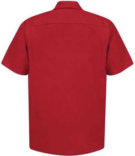 Red Kap SP24 Industrial Short Sleeve Work Shirt - Red - HIT a Double - 2
