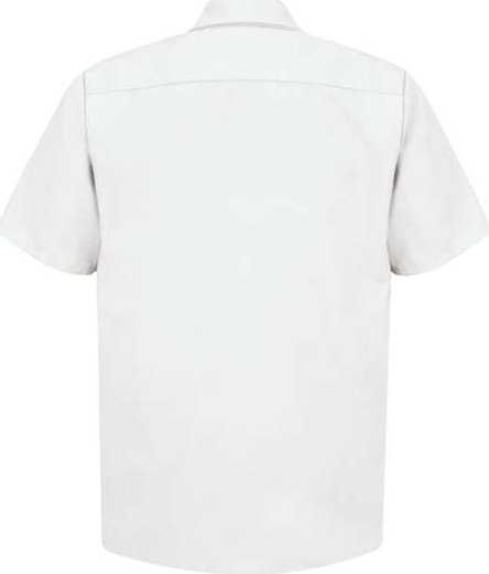 Red Kap SP24 Industrial Short Sleeve Work Shirt - White - HIT a Double - 2