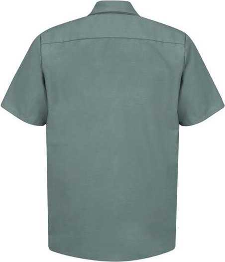 Red Kap SP24L Short Sleeve Work Shirt - Long Sizes - Light Green - HIT a Double - 2