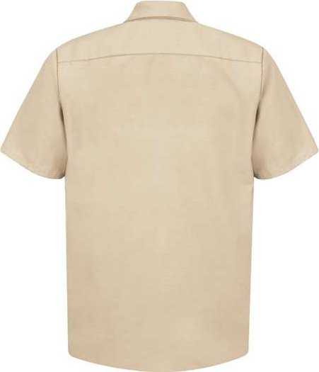 Red Kap SP24L Short Sleeve Work Shirt - Long Sizes - Light Tan - HIT a Double - 2