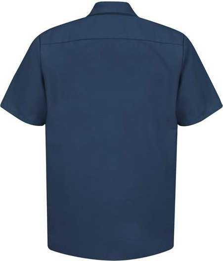 Red Kap SP24L Short Sleeve Work Shirt - Long Sizes - Navy - HIT a Double - 2
