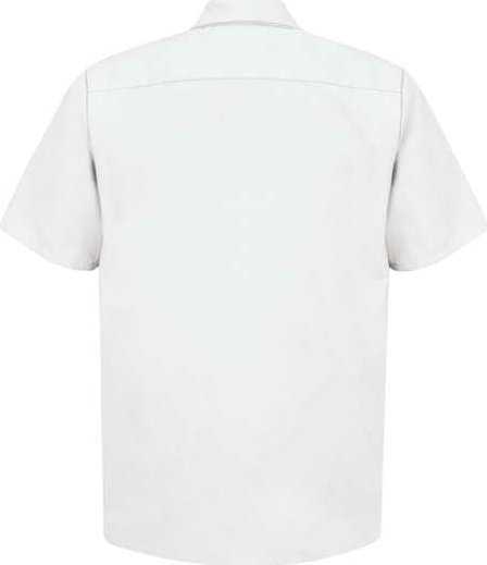 Red Kap SP24L Short Sleeve Work Shirt - Long Sizes - White - HIT a Double - 2
