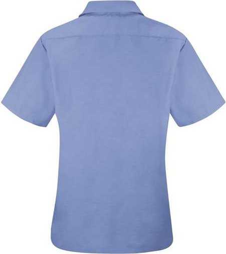 Red Kap SP25 Women&#39;s Short Sleeve Specialized Pocketless Work Shirt - Light Blue - HIT a Double - 2