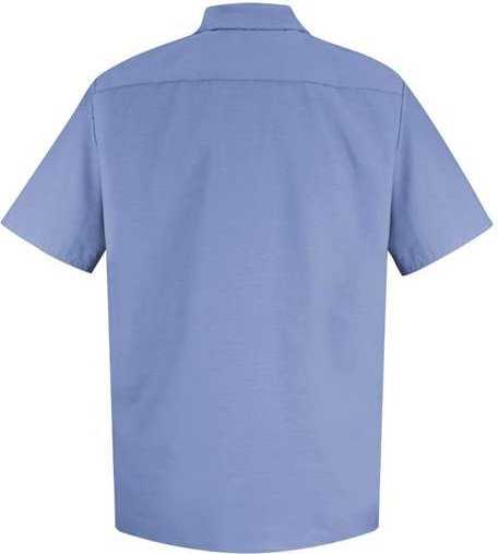 Red Kap SP26 Specialized Short Sleeve Pocketless Work Shirt - Light Blue - HIT a Double - 2