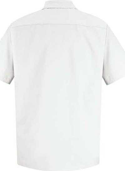 Red Kap SP26 Specialized Short Sleeve Pocketless Work Shirt - White - HIT a Double - 2