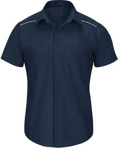 Red Kap SP4AL Short Sleeve Pro Airflow Work Shirt - Long Sizes - Navy - HIT a Double - 1