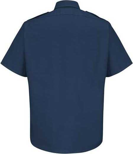 Red Kap SP66L Short Sleeve Security Shirt Long Sizes - Navy - HIT a Double - 2