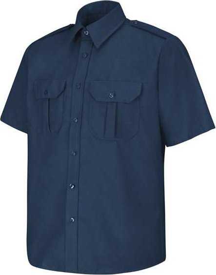 Red Kap SP66L Short Sleeve Security Shirt Long Sizes - Navy - HIT a Double - 1
