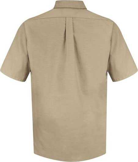 Red Kap SP80 Poplin Short Sleeve Dress Shirt - Khaki - HIT a Double - 2