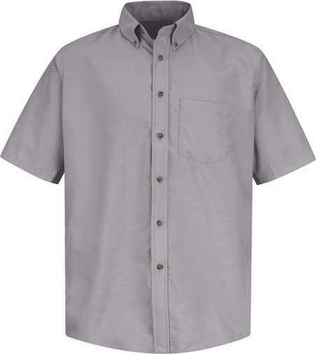 Red Kap SP80 Poplin Short Sleeve Dress Shirt - Silver - HIT a Double - 1
