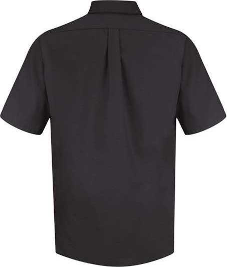 Red Kap SP80L Poplin Short Sleeve Dress Shirt - Long Sizes - Black - HIT a Double - 2