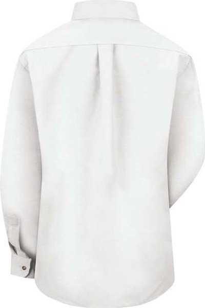 Red Kap SP91 Women&#39;s Long Sleeve Poplin Dress Shirt - White - HIT a Double - 2