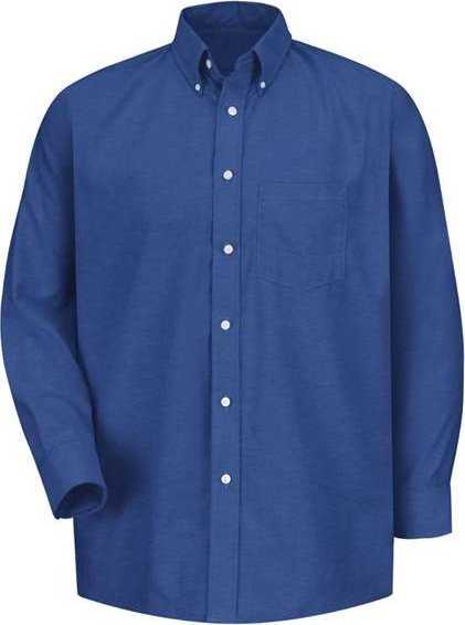 Red Kap SR70 Executive Oxford Long Sleeve Dress Shirt - FB-French Blue 34 - HIT a Double - 1
