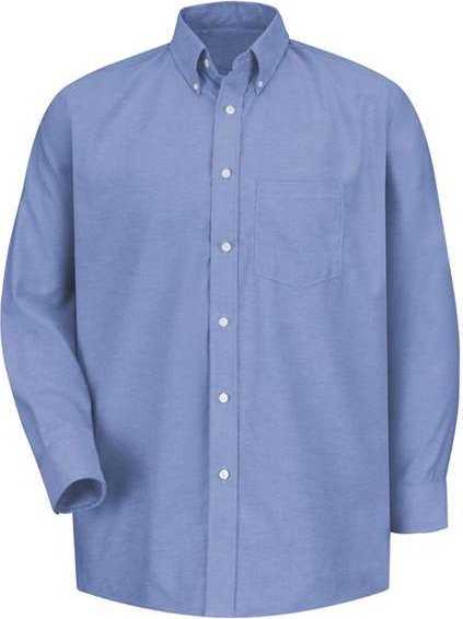 Red Kap SR70 Executive Oxford Long Sleeve Dress Shirt - LB-Light Blue 33 - HIT a Double - 1