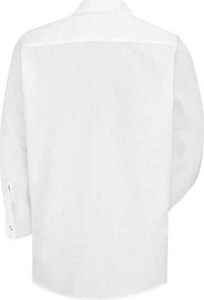 Red Kap SS16 Long Sleeve Specialized Polyester Work Shirt - White - HIT a Double - 2