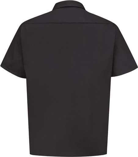 Red Kap ST62 Utility Short Sleeve Work Shirt - Black - HIT a Double - 1
