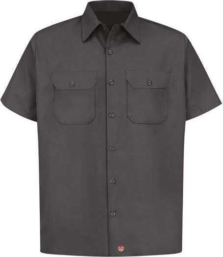 Red Kap ST62 Utility Short Sleeve Work Shirt - Charcoal - HIT a Double - 1