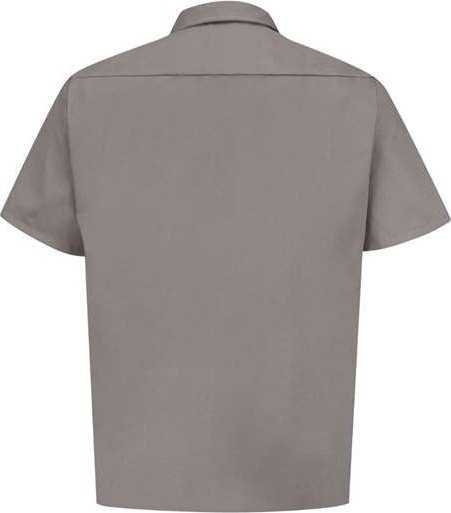 Red Kap ST62 Utility Short Sleeve Work Shirt - Silver Gray - HIT a Double - 2
