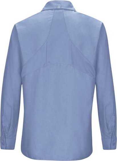 Red Kap SX11 Women's Long Sleeve Mimix Work Shirt - Light Blue - HIT a Double - 1