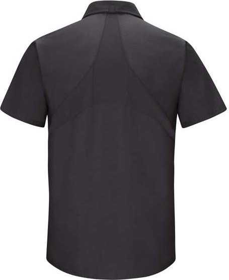Red Kap SX20L Mimix Short Sleeve Workshirt - Long Sizes - Black - HIT a Double - 2