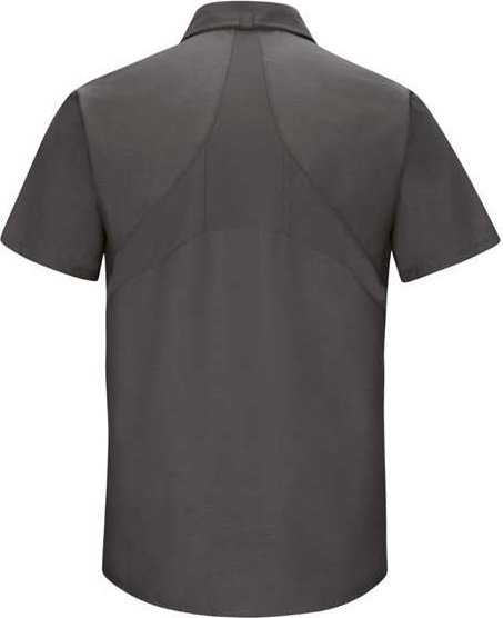 Red Kap SX20L Mimix Short Sleeve Workshirt - Long Sizes - Charcoal - HIT a Double - 1