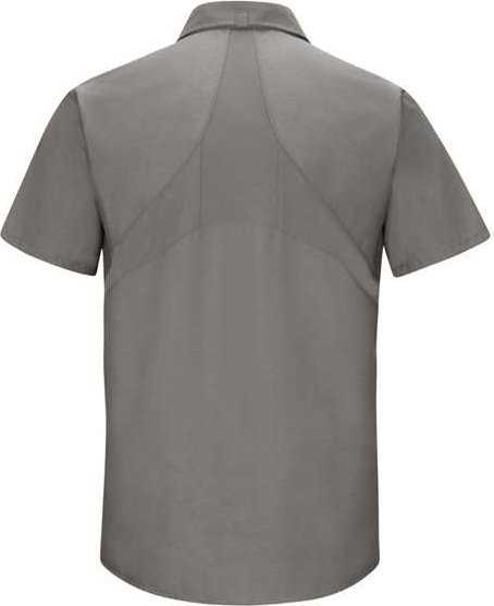 Red Kap SX20L Mimix Short Sleeve Workshirt - Long Sizes - Gray - HIT a Double - 2