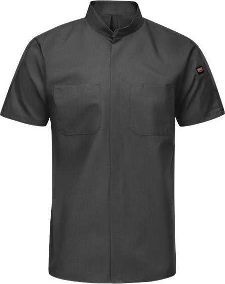 Red Kap SX46 Mimix Pro+ Short Sleeve Work Shirt With OilBlok - Charcoal - HIT a Double - 1