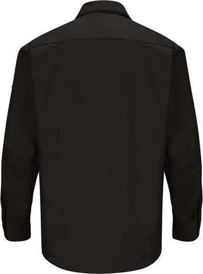 Red Kap SY10 Long Sleeve Automotive Crew Shirt - Black - HIT a Double - 2