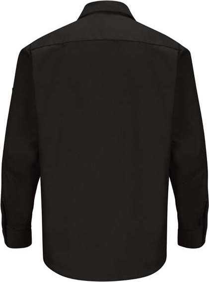 Red Kap SY10L Long Sleeve Automotive Crew Shirt - Long Sizes - Black - HIT a Double - 2
