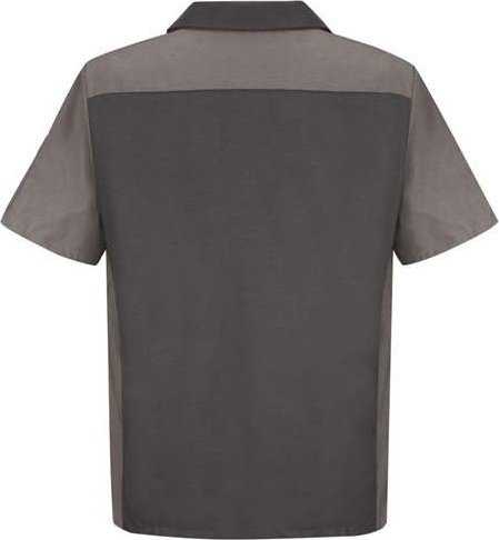 Red Kap SY20 Short Sleeve Automotive Crew Shirt - Charcoal/ Gray - HIT a Double - 2