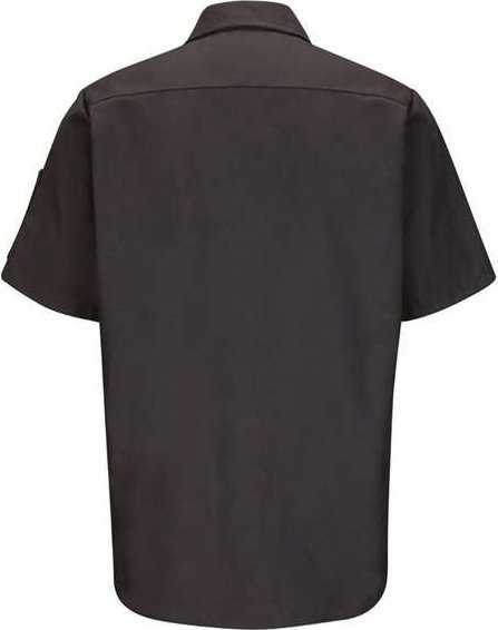 Red Kap SY20L Short Sleeve Automotive Crew Shirt - Long Sizes - Charcoal - HIT a Double - 2