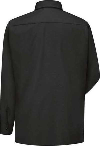 Red Kap SY50L Ripstop Long Sleeve Shirt - Long Sizes - Black - HIT a Double - 2