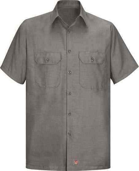 Red Kap SY60 Ripstop Short Sleeve Work Shirt - GY-Gray - HIT a Double - 1