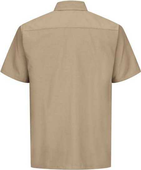 Red Kap SY60 Ripstop Short Sleeve Work Shirt - Khaki - HIT a Double - 1