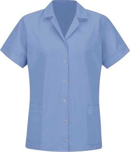 Red Kap TP27 Women's Smock Loose Fit Short Sleeve - Light Blue - HIT a Double - 1